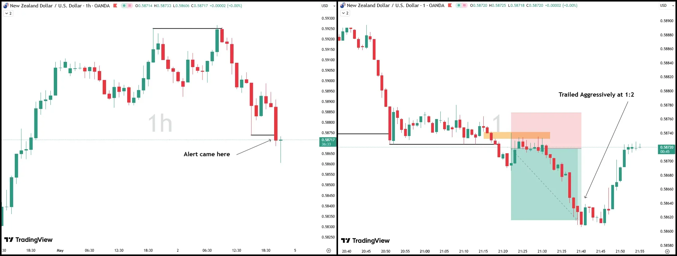 NZDUSD 4th May 2026 NY Session Trade Example